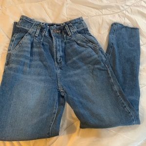 Hollister mom jeans.